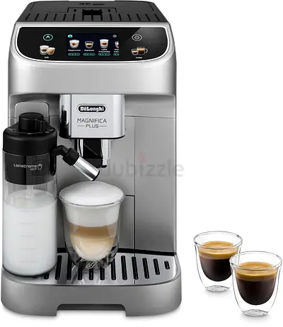 DELONGHI MAGNIFICA PLUS AUTOMATIC ESPRESSO COFFEE MACHINE (ECAM32070SB) SILVER BLACK