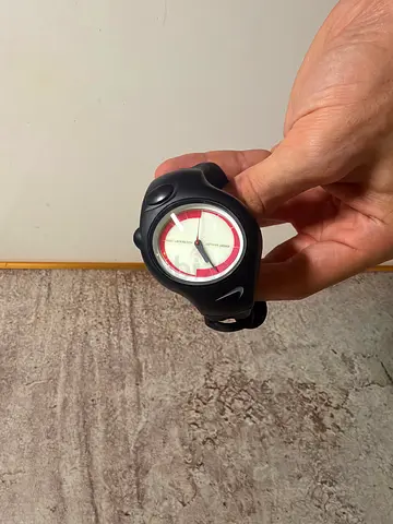 Vintage Nike Triax Analog Watch, Black/Red, Working
