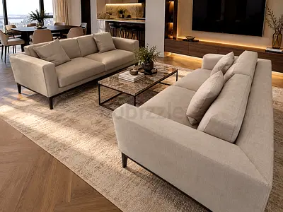 Sofa, Beige set of 2