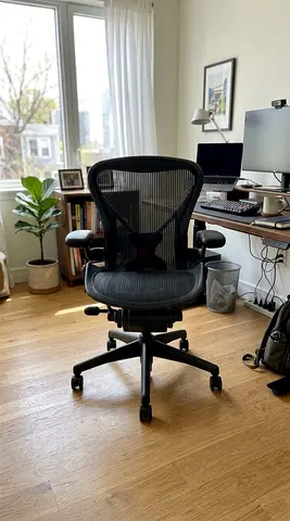Hermanmiller aeron office chair in black