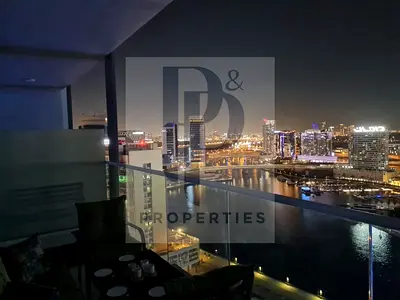 High-Floor 1BR | Business Bay | Marina & City Views | Furnished