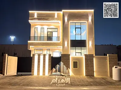 تملك فيلا 5 غرف بالحليو 2 – عجمان زاوية سكة | مقابل أزهى طابقين وروف بدفعة مقدمة 10% فقط وبسعر شامل رسوم التسجيل