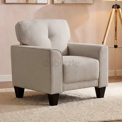 New Braxton 1-Seater Fabric Sofa