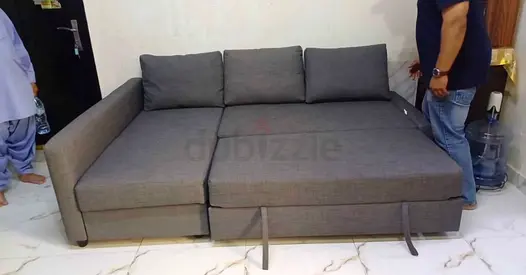 Sofa bed with storage Barnd new condition perfect