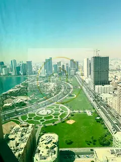 **Swimming Pool & Parking | 1 Month Free | Al Majaz 2, Sharjah | 2 Master Bedrooms, Maid’s Room & 