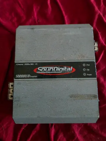 Used SoundDigital car amplifier (single channel) - good working condition