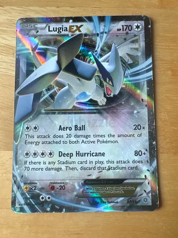 Pokémon Lugia EX Holo Rare Trading Card - Single Card TCH 2015