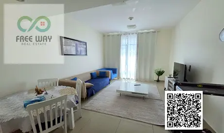 🏡 شقة غرفة وصالة مفروشة للإيجار الشهري – كورنيش عجمان 🔥 📍 الموقع: النخيل 2 – برج الاتحاد 🌊 مقابل فندق باهي قصر عجمان وفندق فيرمونت مباشرة. ✨ مميزا