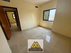 2-bedroom apartment for rent in Al Nakhil, Ajman, one row from the Corniche. 2 bathrooms, central AC