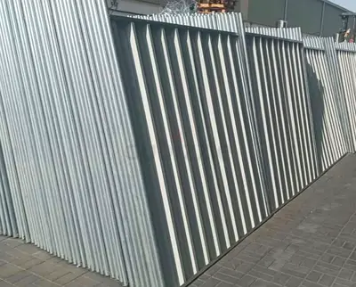 Corrugated Gi steel Fence & solution