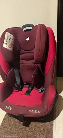 Joie child car seat - convertible booster/infant to toddler, burgundy and blue - excellent condition