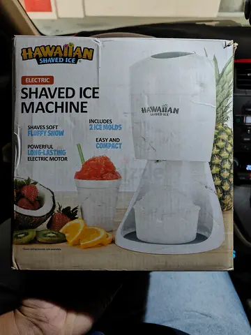 Hawaiian Electric Shaved Ice Machine — Compact, Easy-to-Use