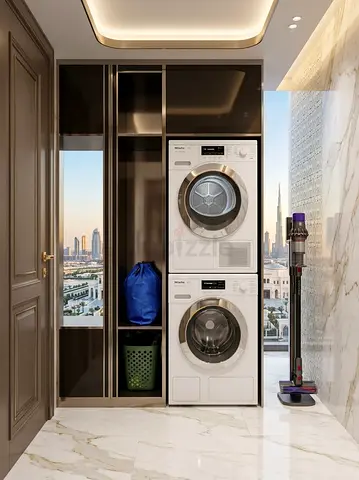 Miele latest model twin 8 kg washer and 8 kg dryer separate freestanding by sleb bib