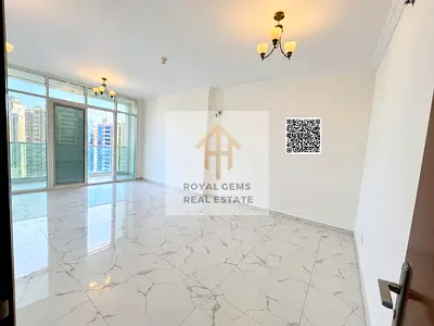 Great Distress Deal | Spacious High-Floor 2BR with Beautiful Open City Views, Gym, Pool & Parking | Oasis Tower 1, Ajman