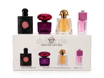 VEYES PERFUME GIFT BOX – 4 BEAUTIFUL FRAGRANCES | 4 PCS NEW ELEGANT PERFUME BOX