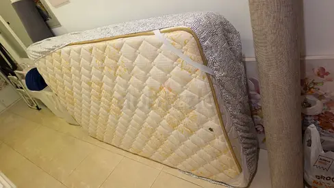 High quality thick Mattress + Topper 120x200cm for 200aed with 2 rugs for free 160x230cm