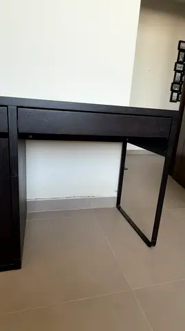 Classifieds: Ikea MICKE- Dark wood writing desk with drawer — good ...