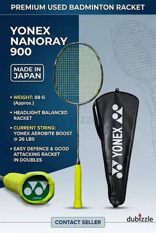 Yonex Nanoray 900 Made in Japan