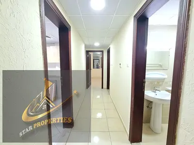 NO DEPOSIT// CLOSE TO CORNISH// 2BALCONY// HUGE 2BHK ONLY 35K WITH 6CHQ NICE LOCATION AL.MAJAZ 1