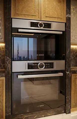 Bosch latest model series 8th electric oven and microwave set built-in integrated by sleb
