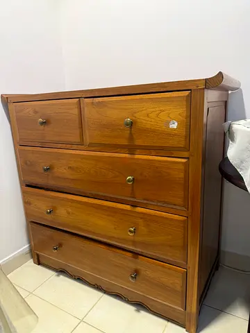 Wooden 5 drawers