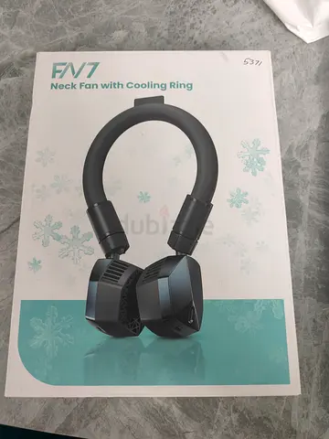 FN7 Neck Fan with Cooling Ring - Portable Hands-Free Cooler (Like New)