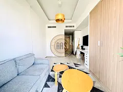 Furnished Studio | Azizi Riviera 9 | Balcony & City View