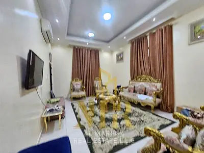 Villa for sale in Al Muwaihat 3, Ajman | 5 master bedrooms + majlis + 2 living areas + kitchen + ma