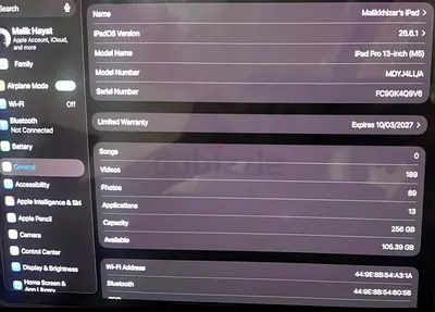 iPad Pro 13-inch (M5) 256GB — Good condition, Wi‑Fi