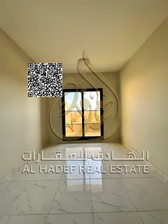 For rent in Al Rawda 1, Ajman, 1 bedroom and a living room, 2 bathrooms, balcony with open view and