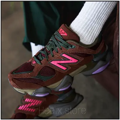 Brown & Pink New Balance Sneakers - Men's Casual Running Shoes