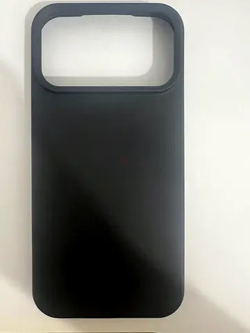 Black silicone phone case for large camera module (good condition)