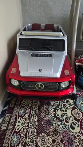 Red Kids Electric Ride-On Mercedes Car — Working, Good Condition