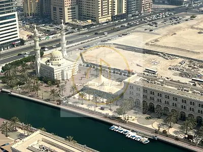 Modern 1-Bedroom Apartment in Al Qasba | Two Balconies, Open Views & Free AC