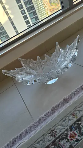 Crystal Decorative Glass Centerpiece Bowl - Clear