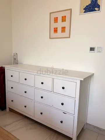 IKEA HEMNES 8-Drawer Chest of Drawers – White