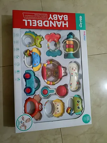 Set of 10 Baby Handheld Rattles & Teethers - New in Box