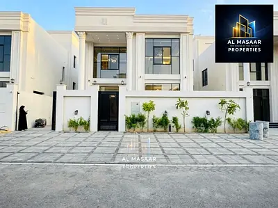 Classic-style villa with two floors and a roof, featuring a large area and 6 master bedrooms; available for freehold ownership by all nationalities. S