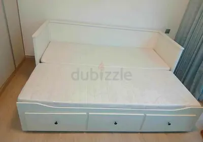 IKEA Hamnes day bed with 2 mattress and