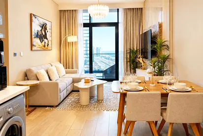 Ultra Luxury 1BR! Azizi 29! Beautiful Interior! Fully Furnished