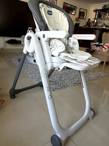 Chicco high chair / baby feeding chair - adjustable, used Polly Progress Model