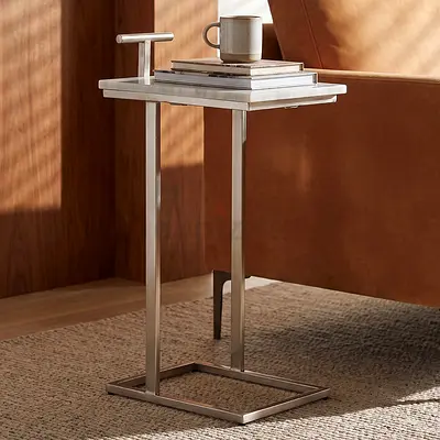 New Cavon Acosta Onyx Marble Top Accent Table