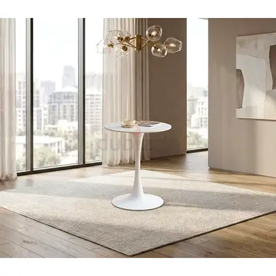 New Elvis Compact Sintered Stone 2 Seater Round Dining Table