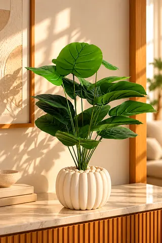 Artificial Plain Monstera – Without Pot