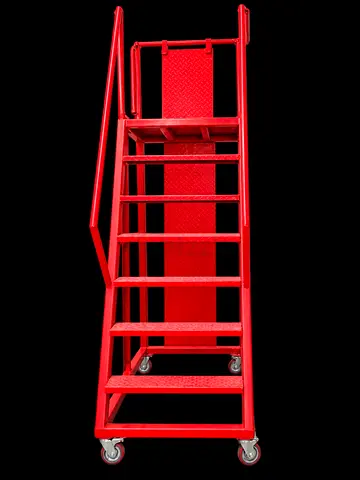 Heavy duty ladder with wheels and ramp for sale