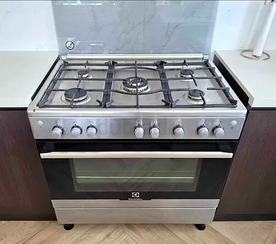 Free Delivery- Electrolux 5-Burner Full Gass Cooking Range 90x60 CM
