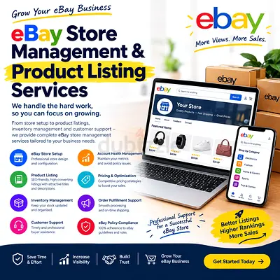eBay Store Management & Product Listing Services