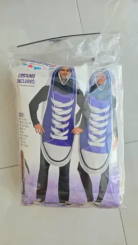 Halloween Purple Sneaker Couple Costume