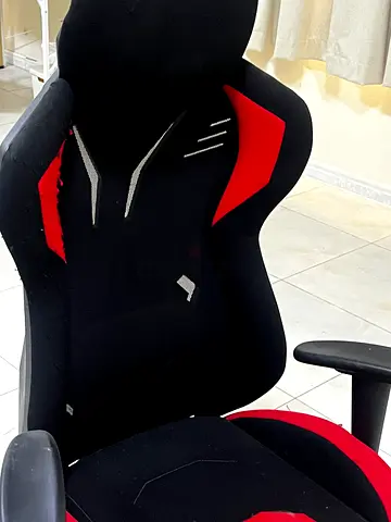 Red and black gaming chair