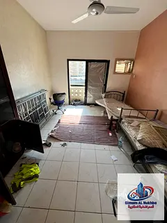 Enjoy family space and two balconies in this two-bedroom apartment in Al Nabba, Sharjah, close to sh